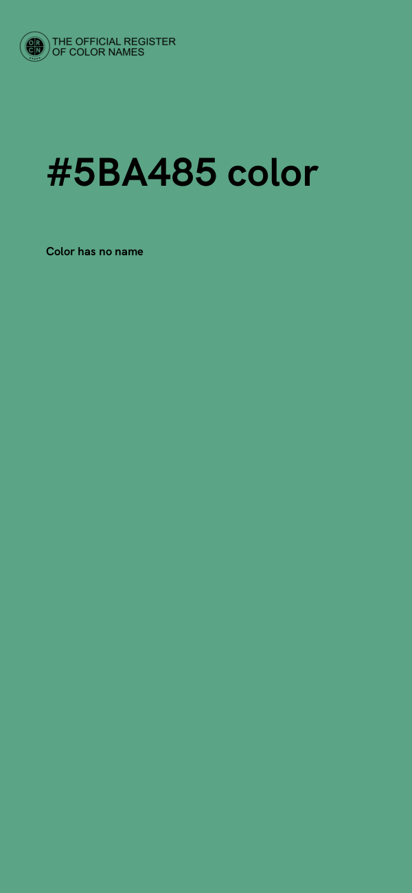 #5BA485 color image