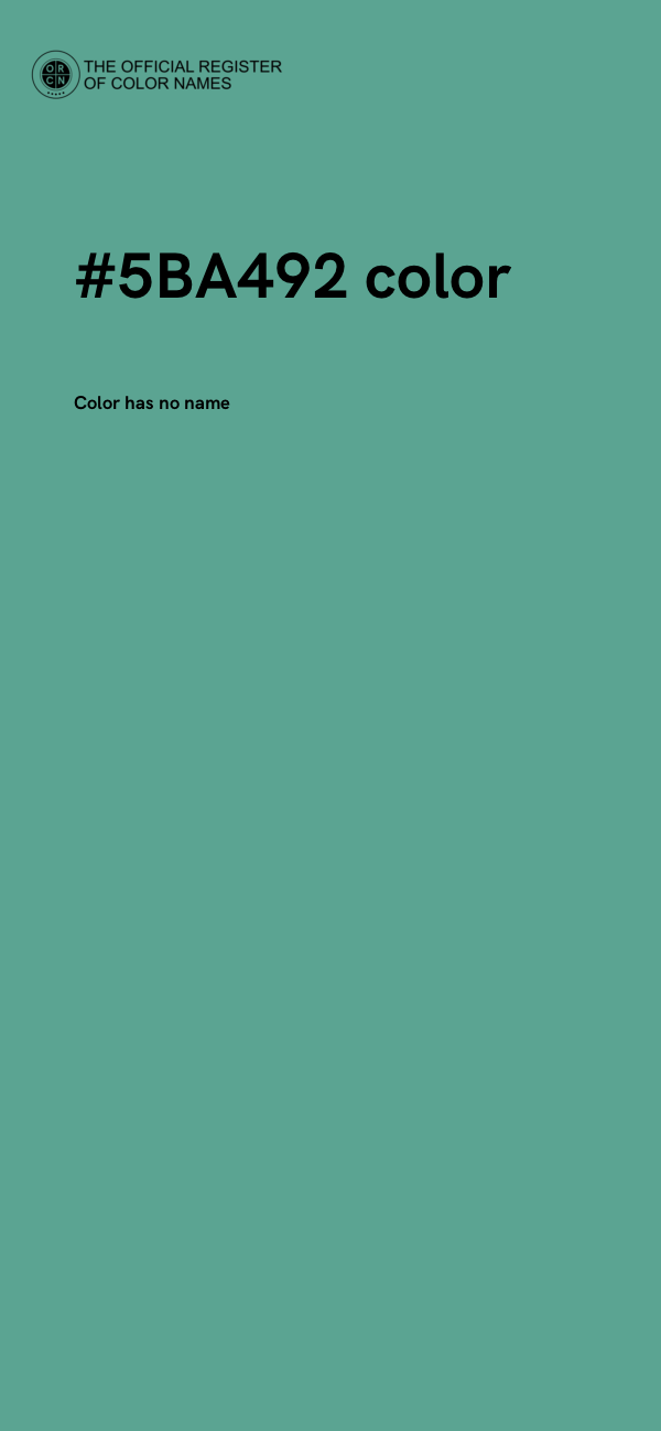 #5BA492 color image