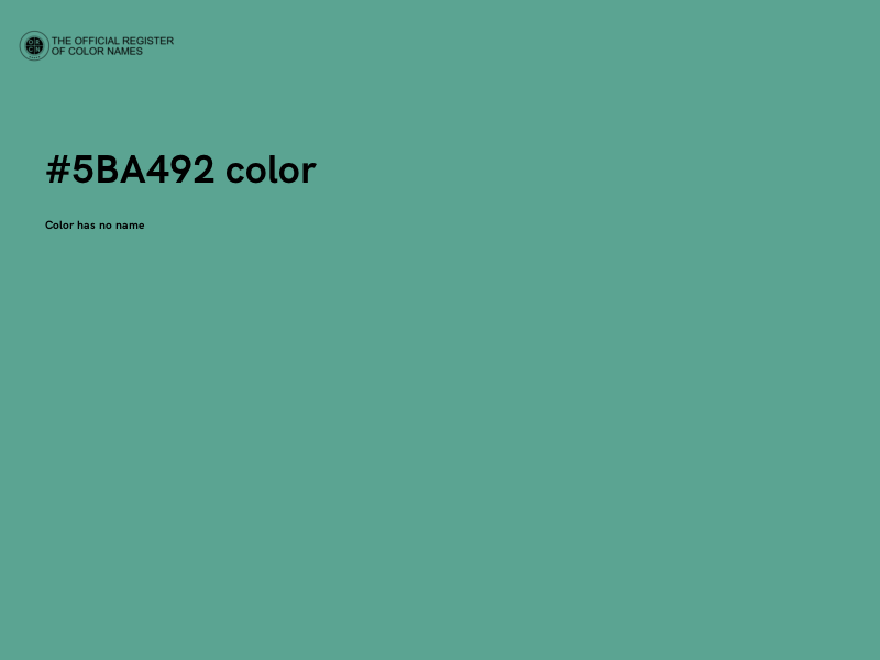 #5BA492 color image