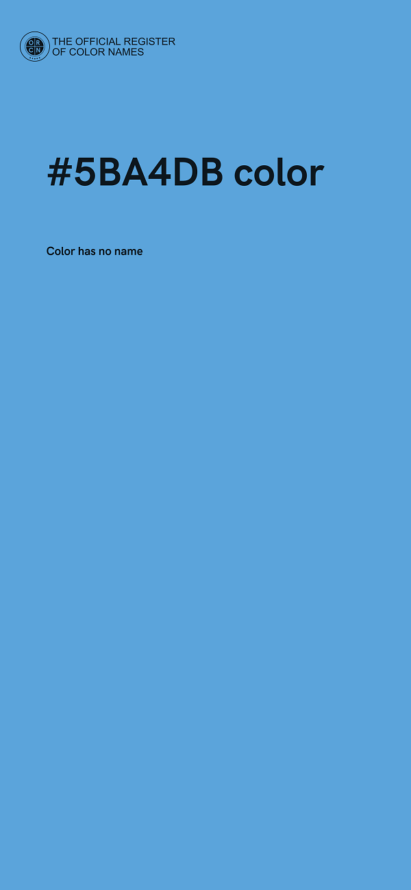#5BA4DB color image
