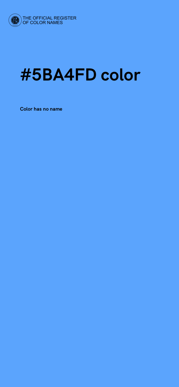 #5BA4FD color image