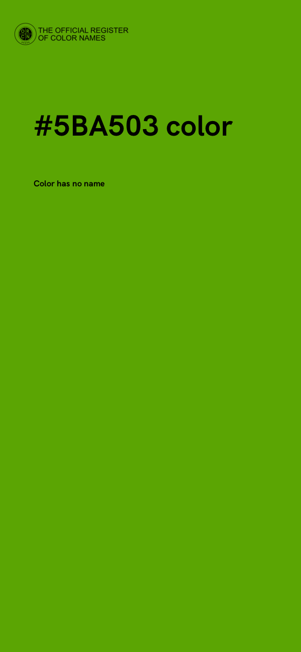 #5BA503 color image