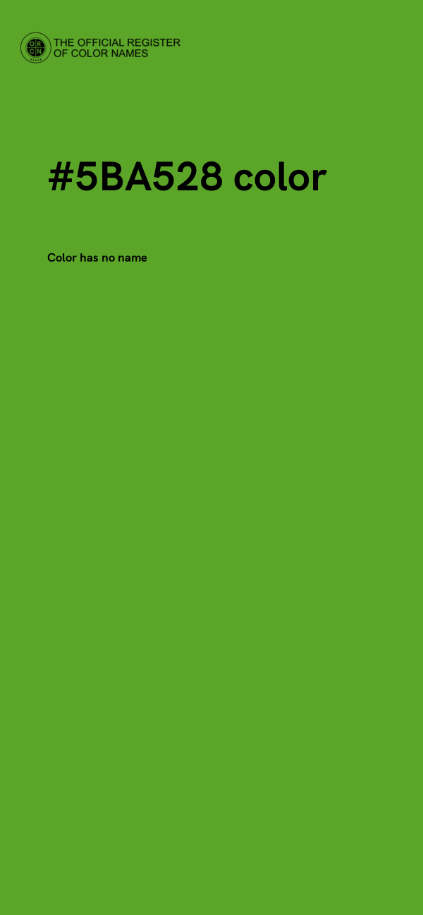 #5BA528 color image