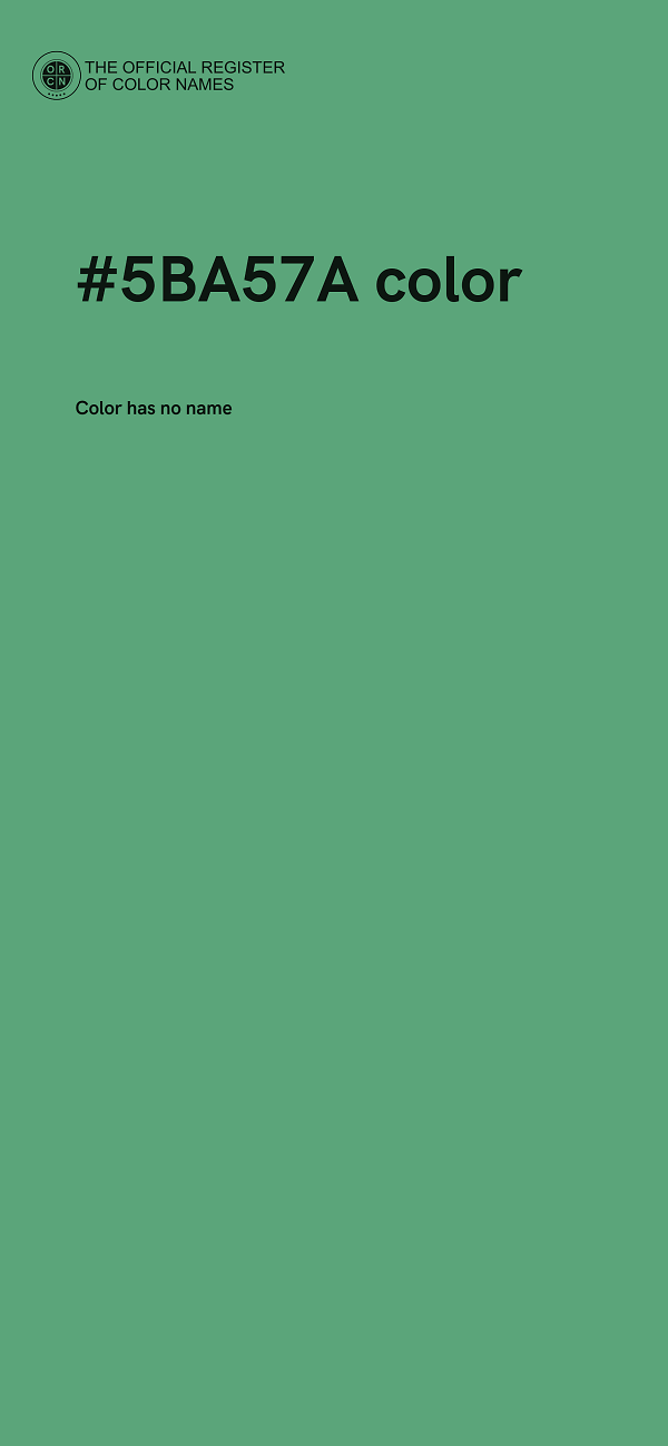 #5BA57A color image