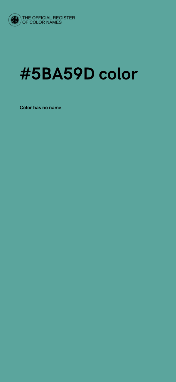 #5BA59D color image