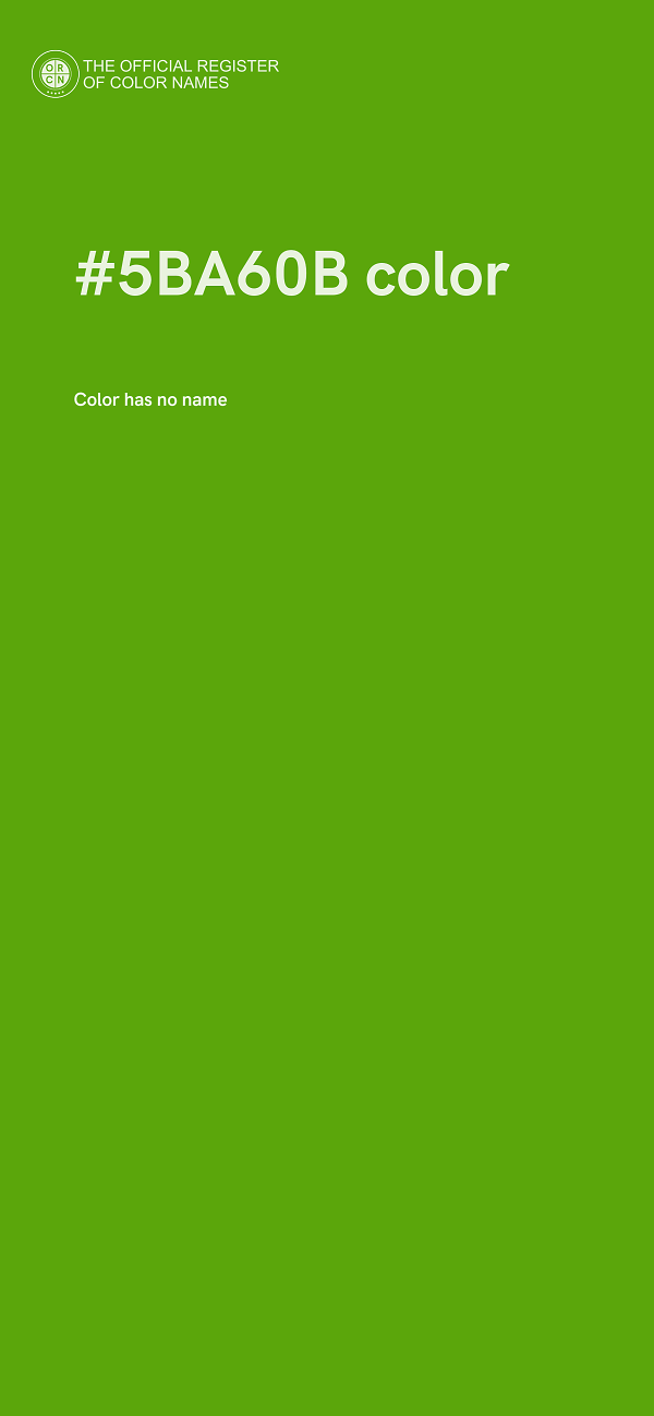 #5BA60B color image