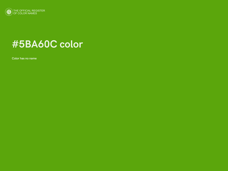 #5BA60C color image