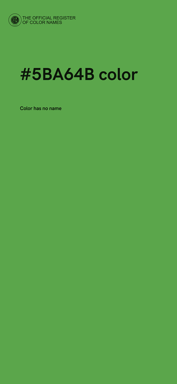 #5BA64B color image