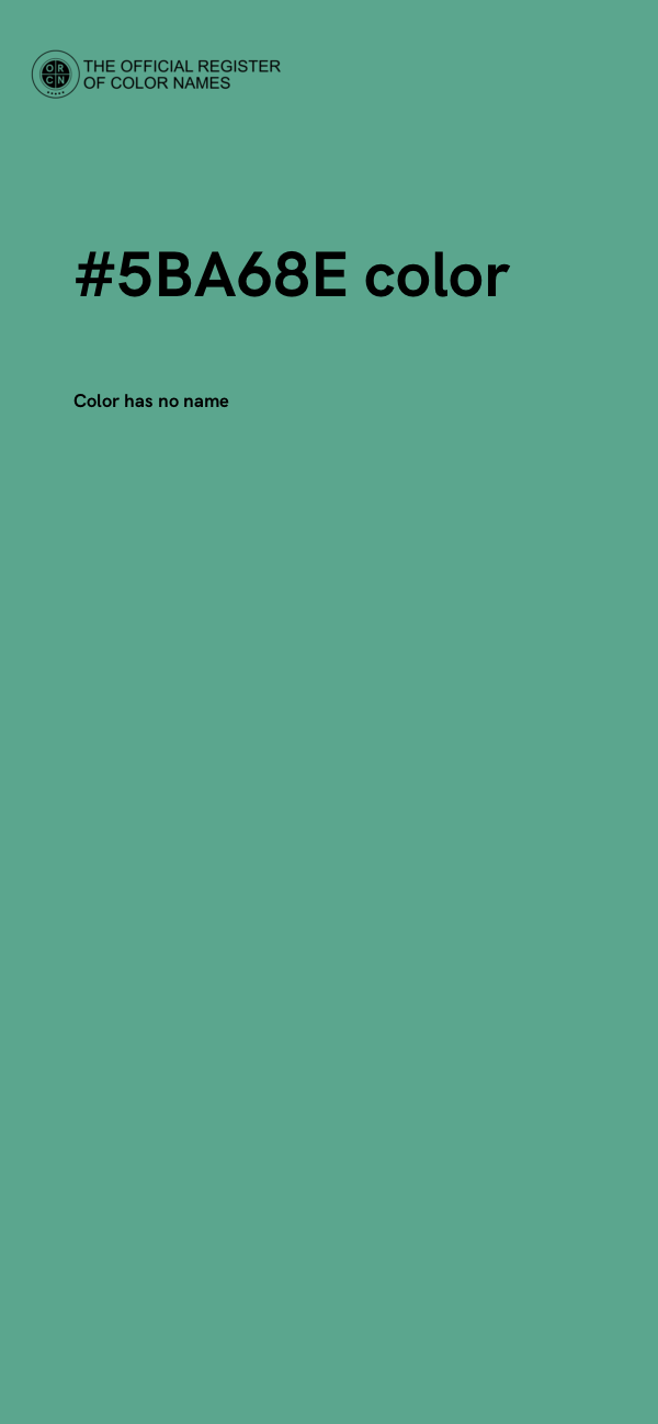 #5BA68E color image