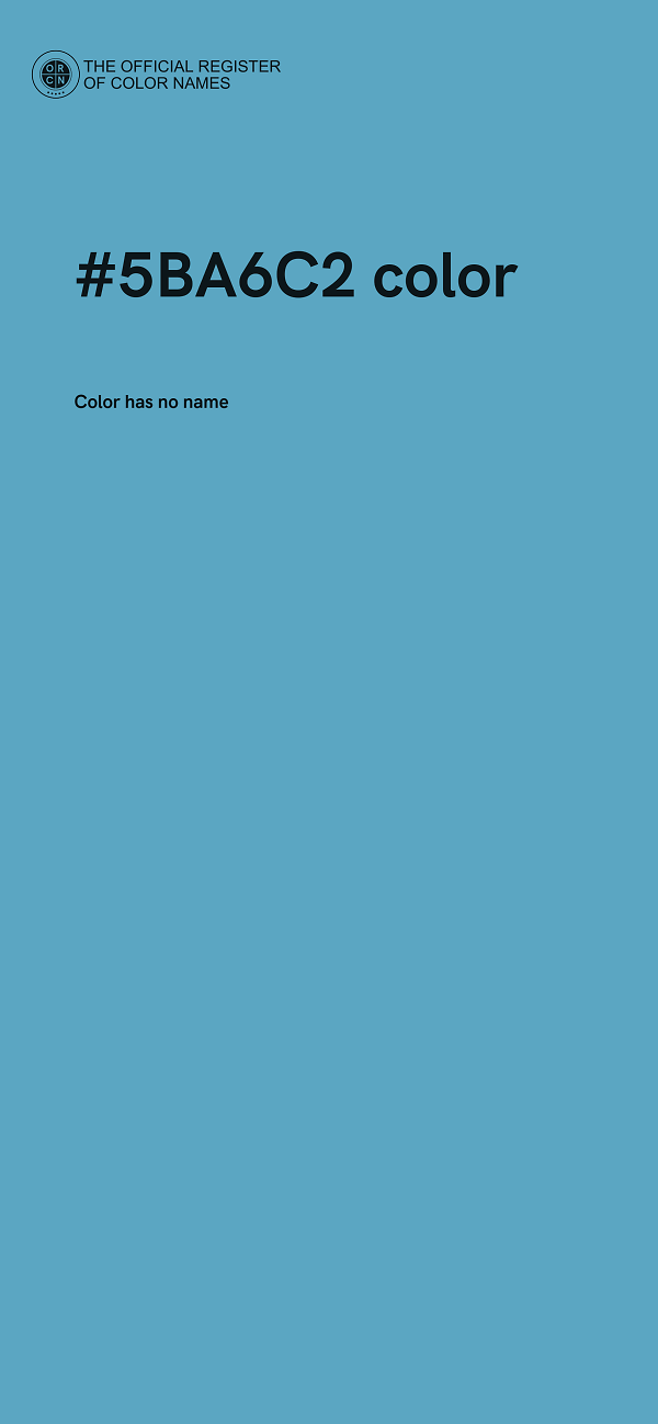 #5BA6C2 color image