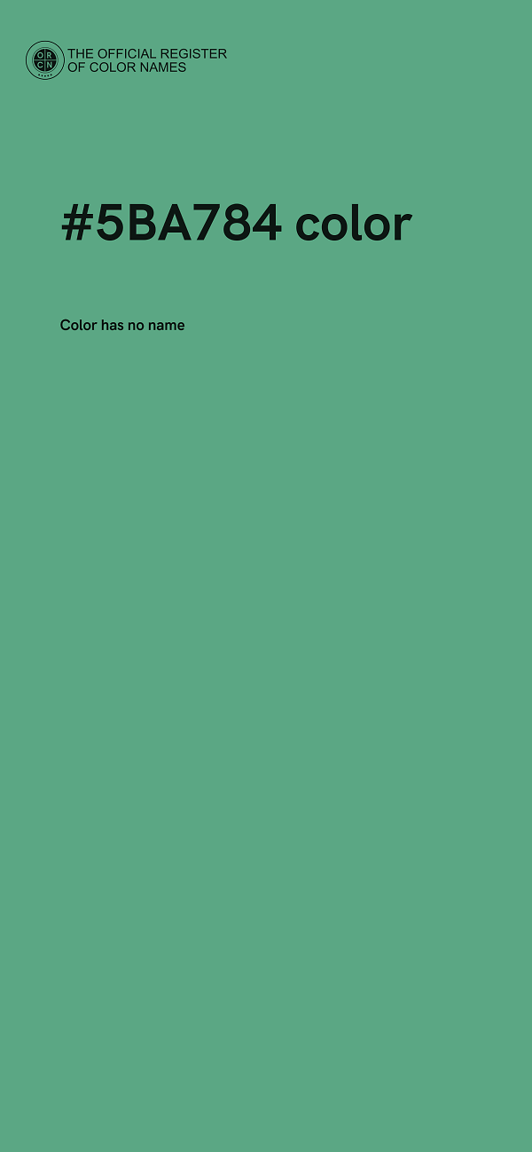 #5BA784 color image