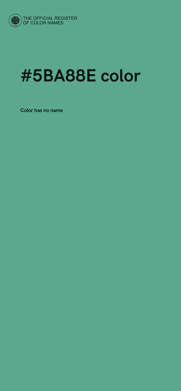 #5BA88E color image