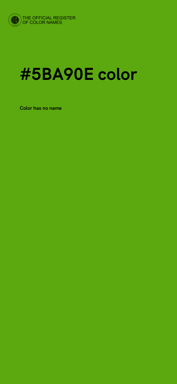 #5BA90E color image