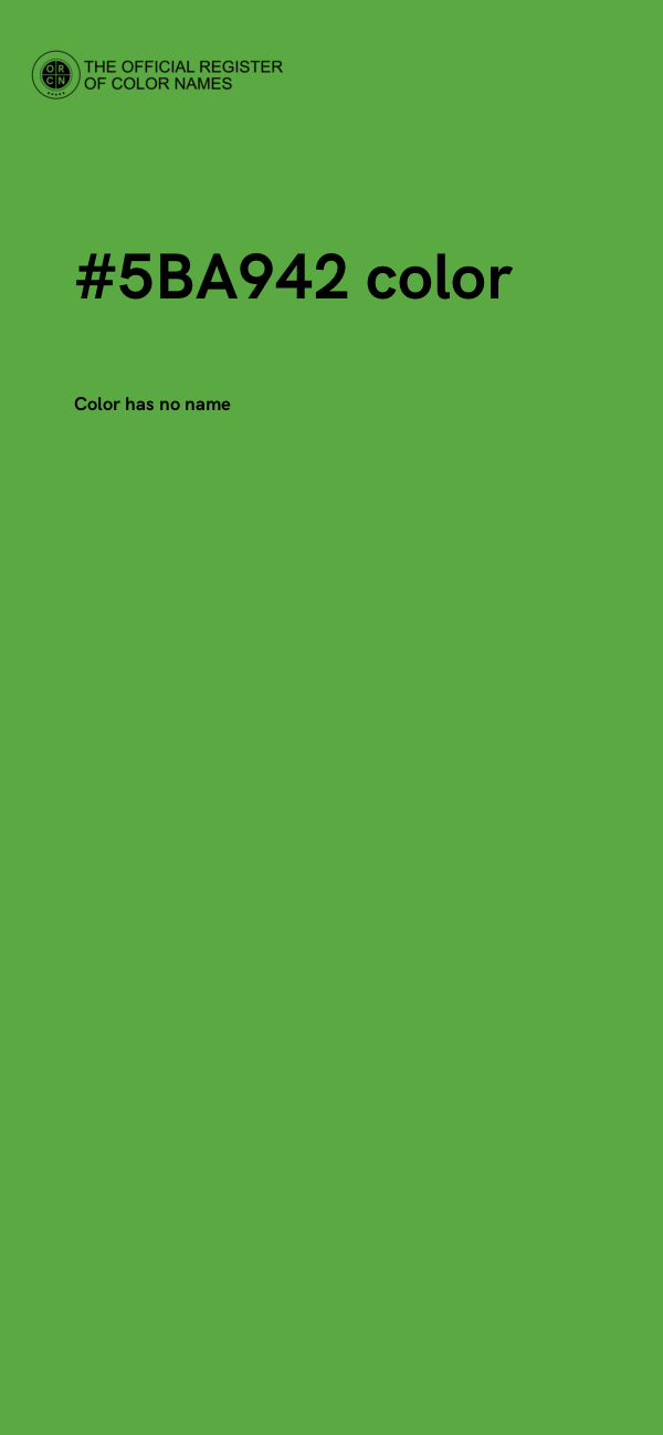 #5BA942 color image