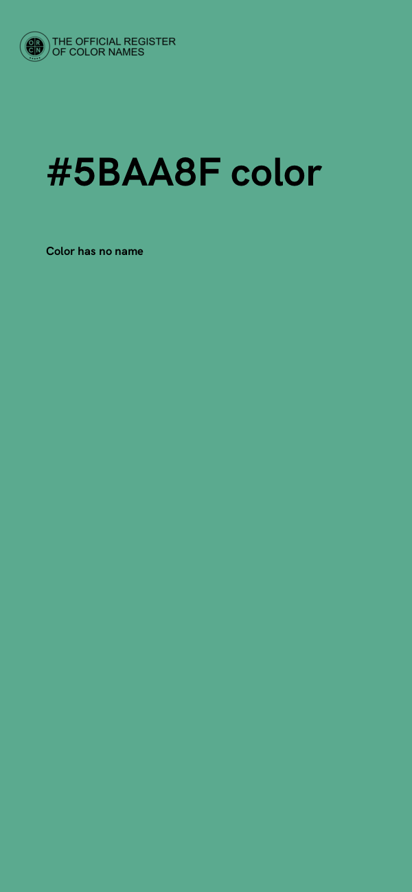 #5BAA8F color image
