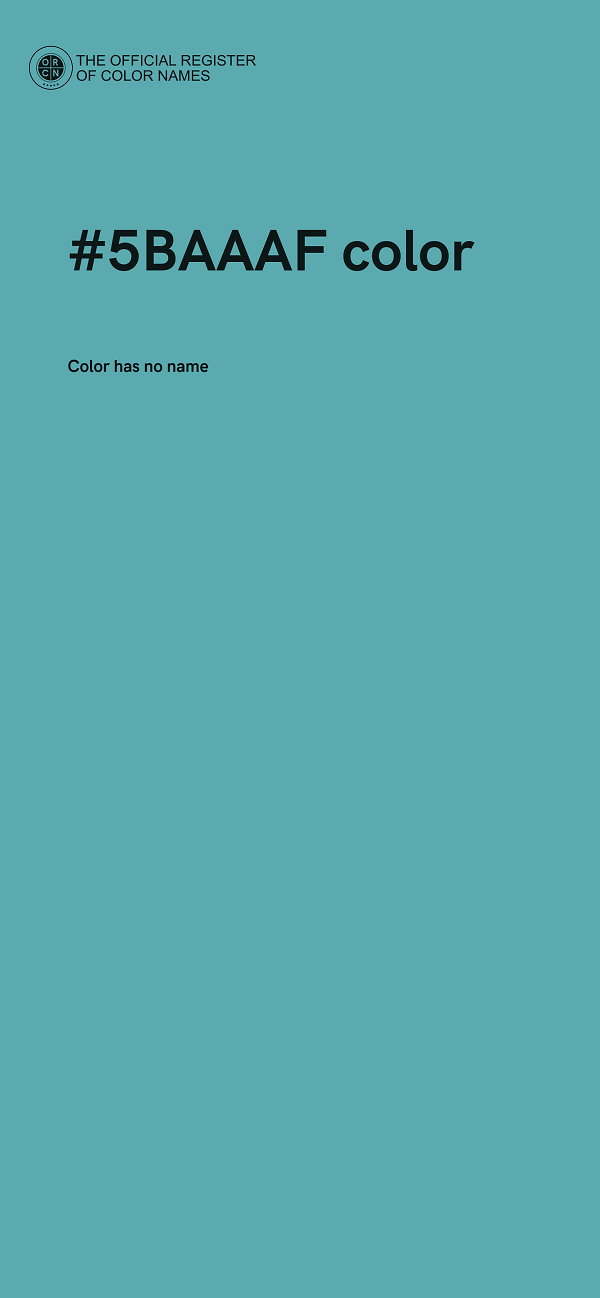 #5BAAAF color image