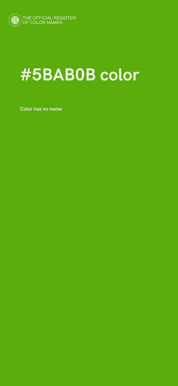 #5BAB0B color image