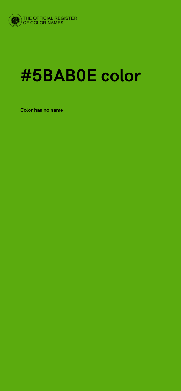 #5BAB0E color image
