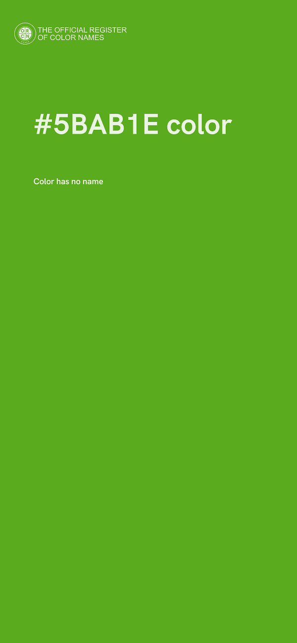 #5BAB1E color image