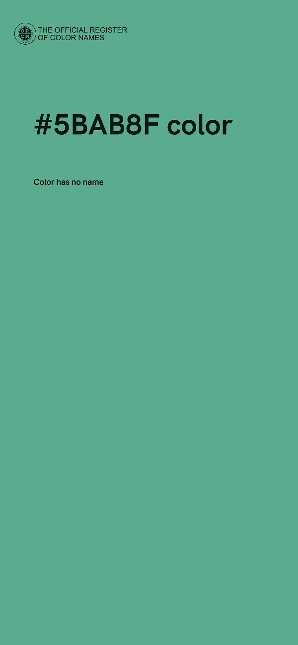 #5BAB8F color image