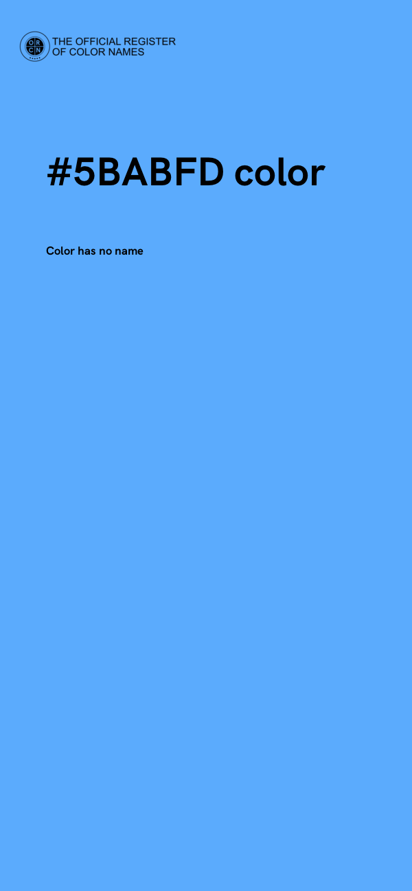 #5BABFD color image