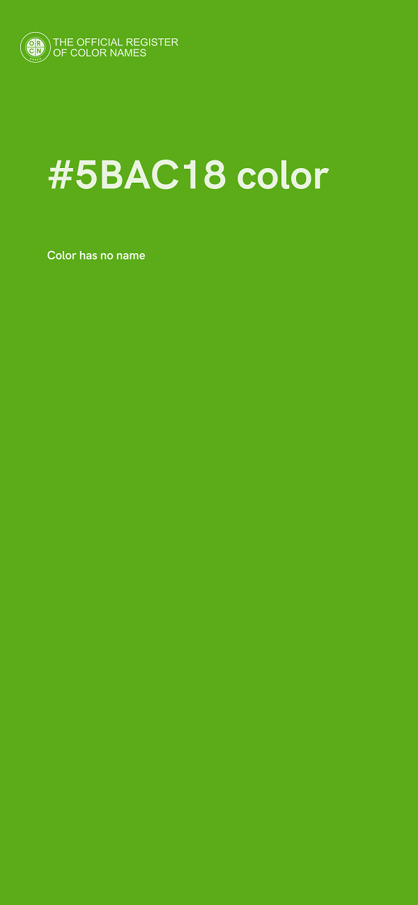 #5BAC18 color image