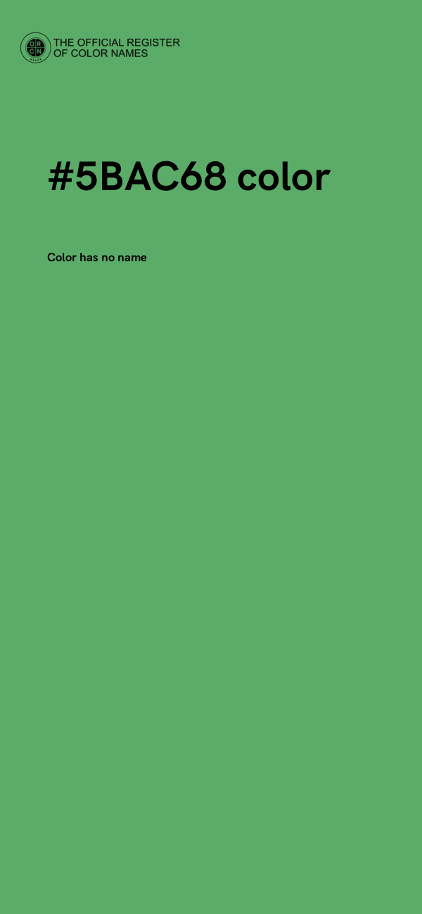 #5BAC68 color image