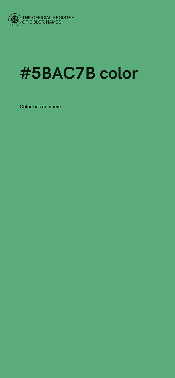 #5BAC7B color image