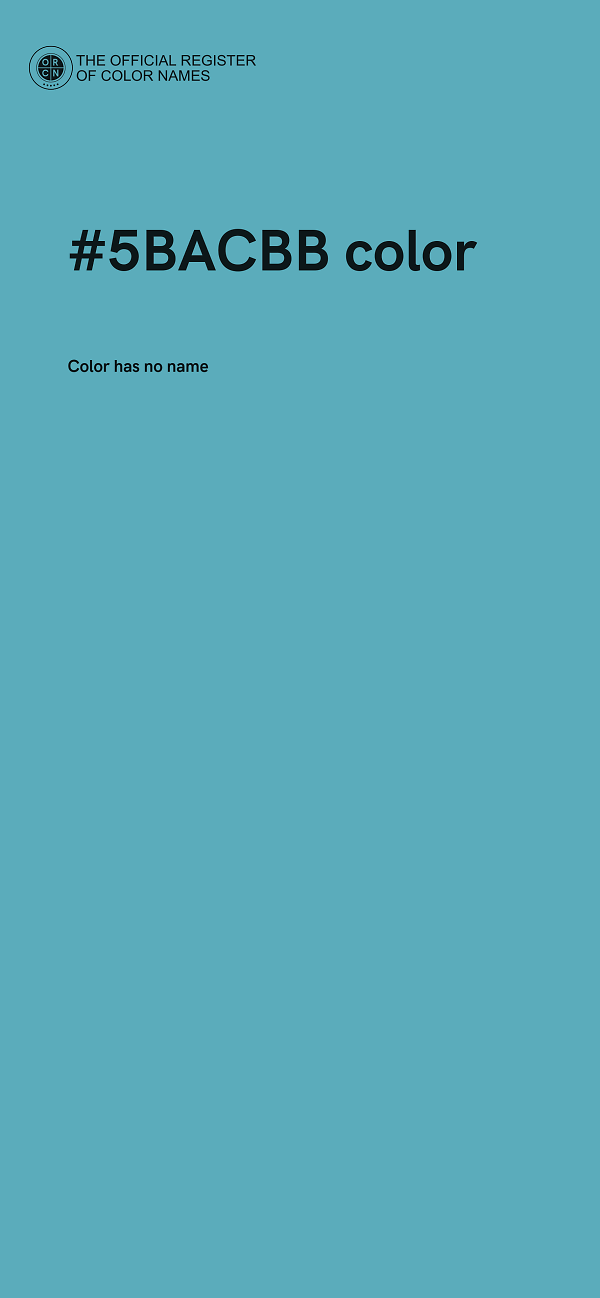 #5BACBB color image