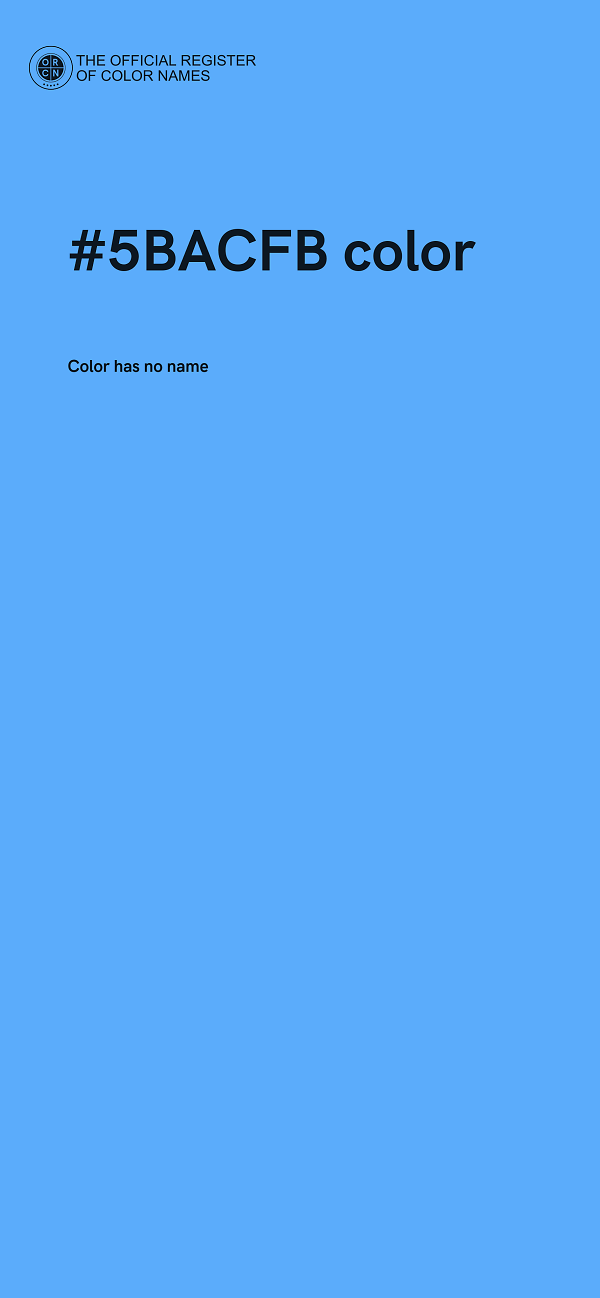 #5BACFB color image