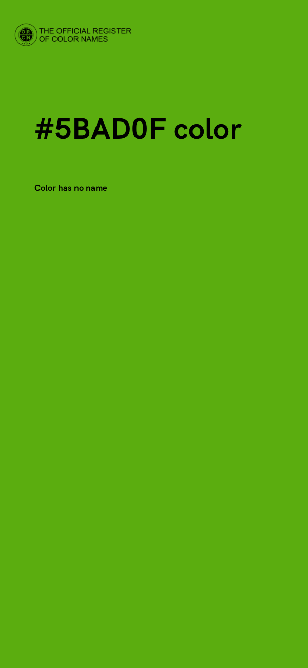 #5BAD0F color image