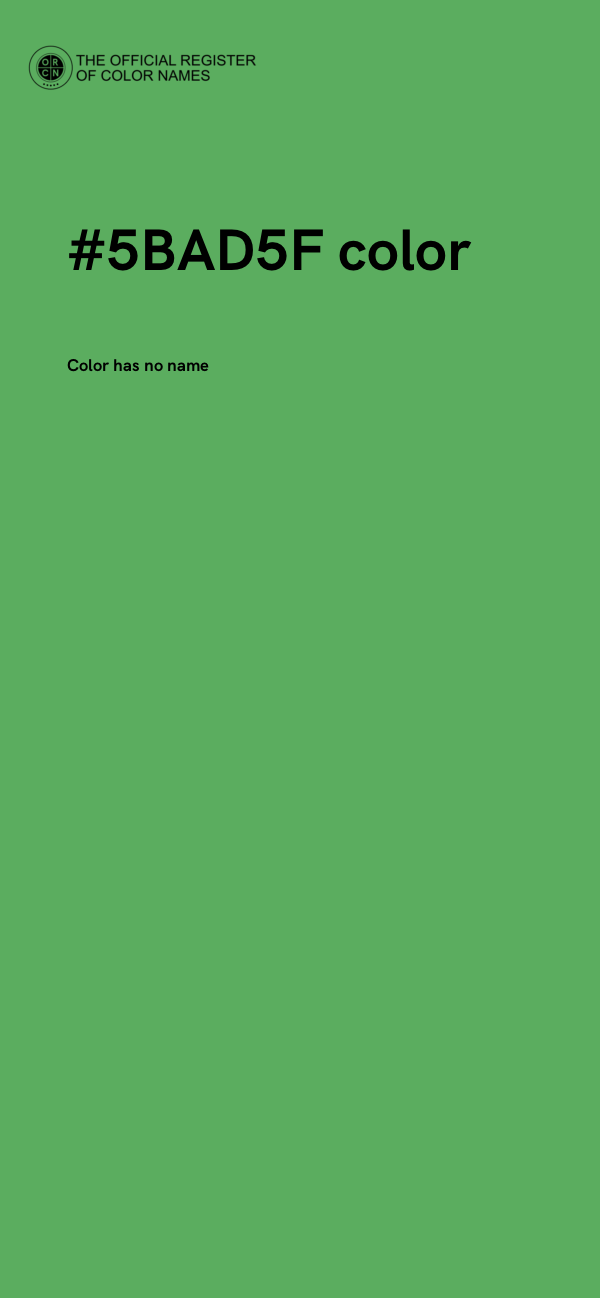#5BAD5F color image
