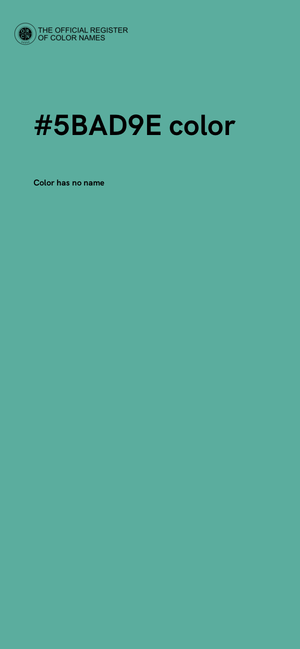 #5BAD9E color image
