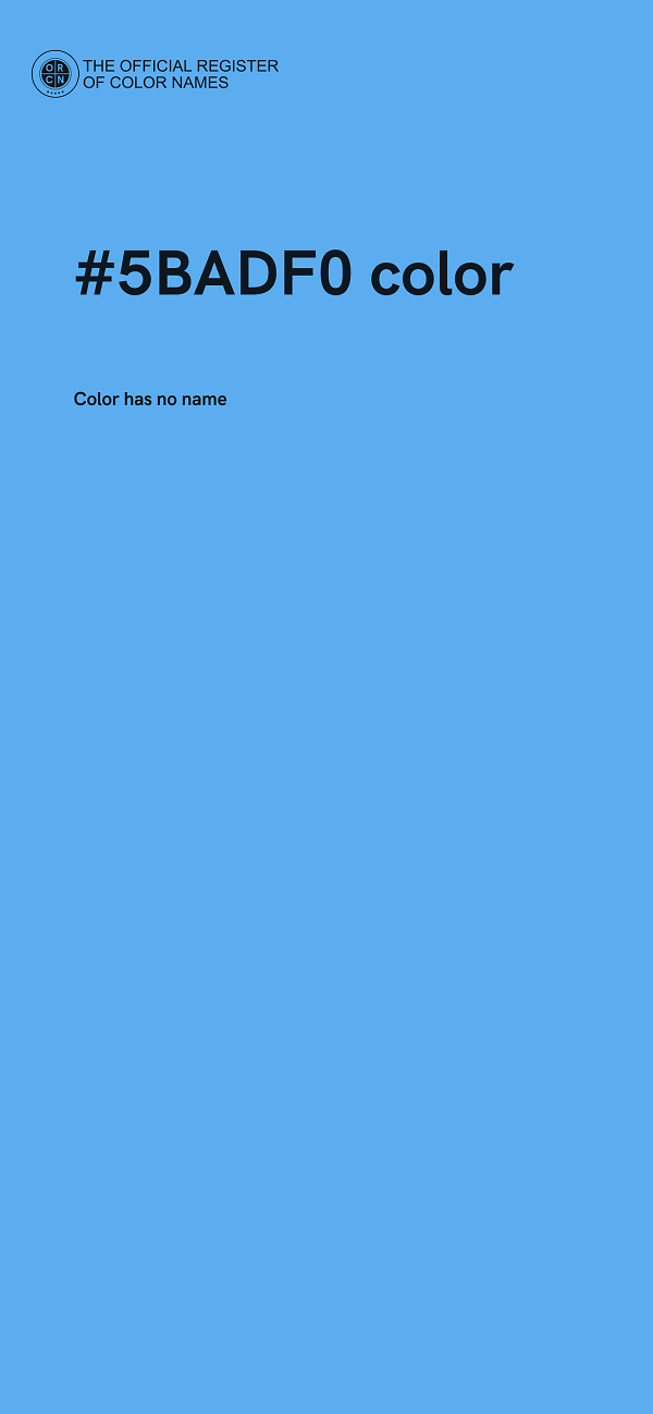 #5BADF0 color image