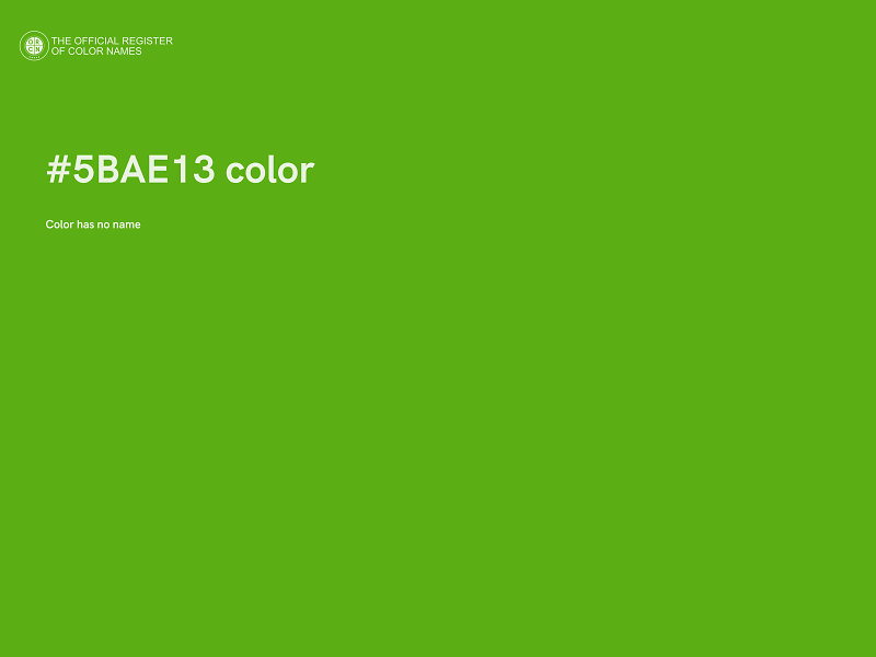 #5BAE13 color image