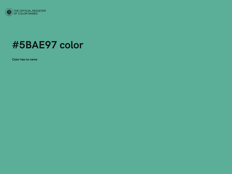 #5BAE97 color image