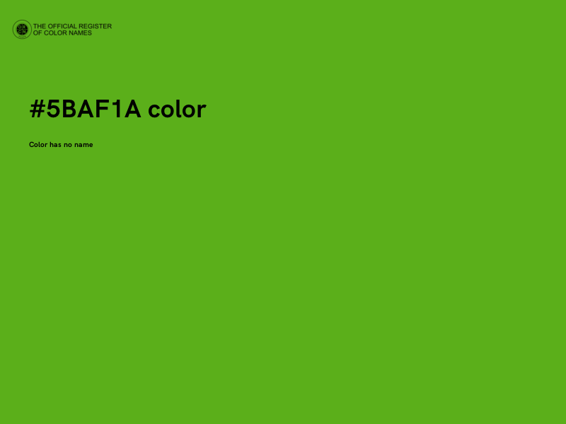 #5BAF1A color image