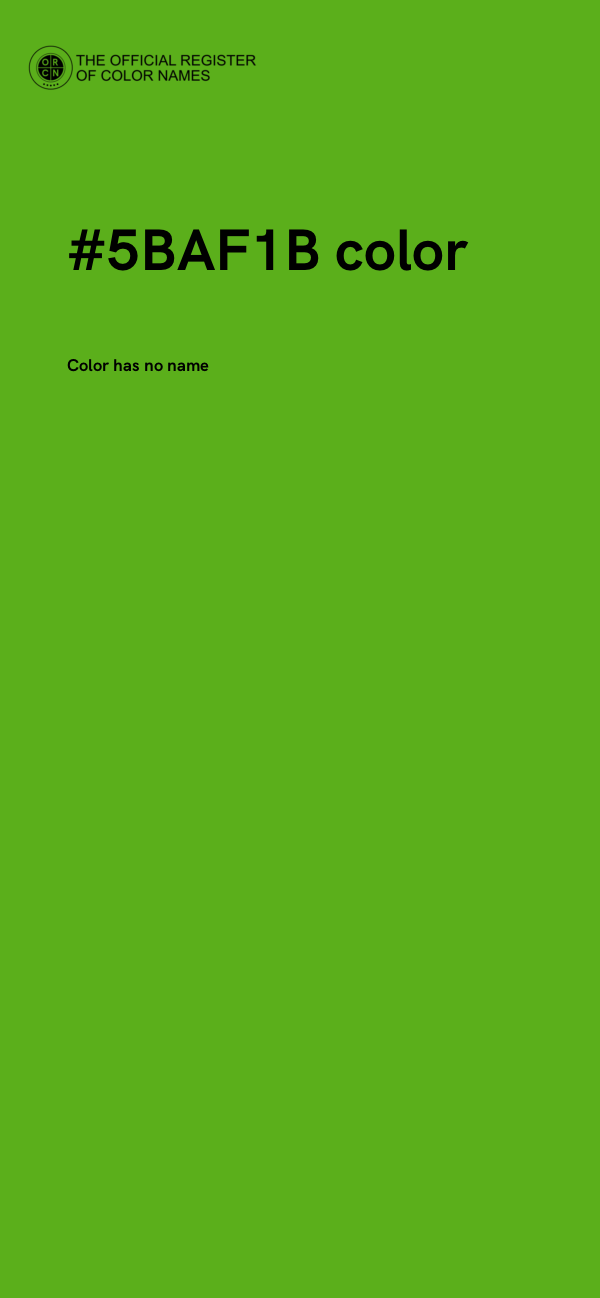 #5BAF1B color image