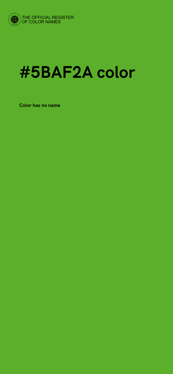 #5BAF2A color image