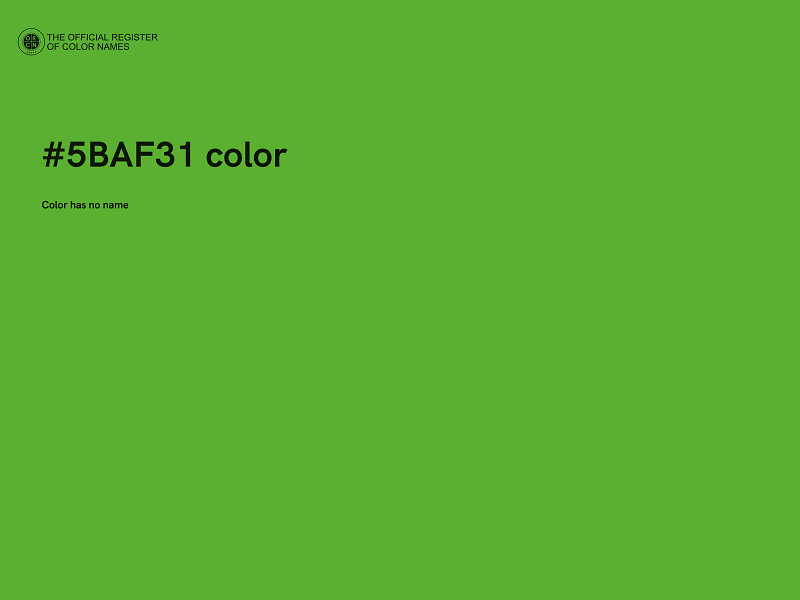 #5BAF31 color image