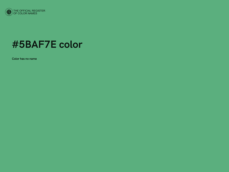 #5BAF7E color image