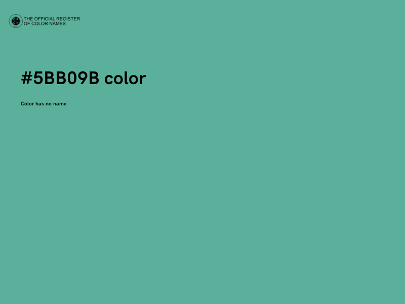 #5BB09B color image