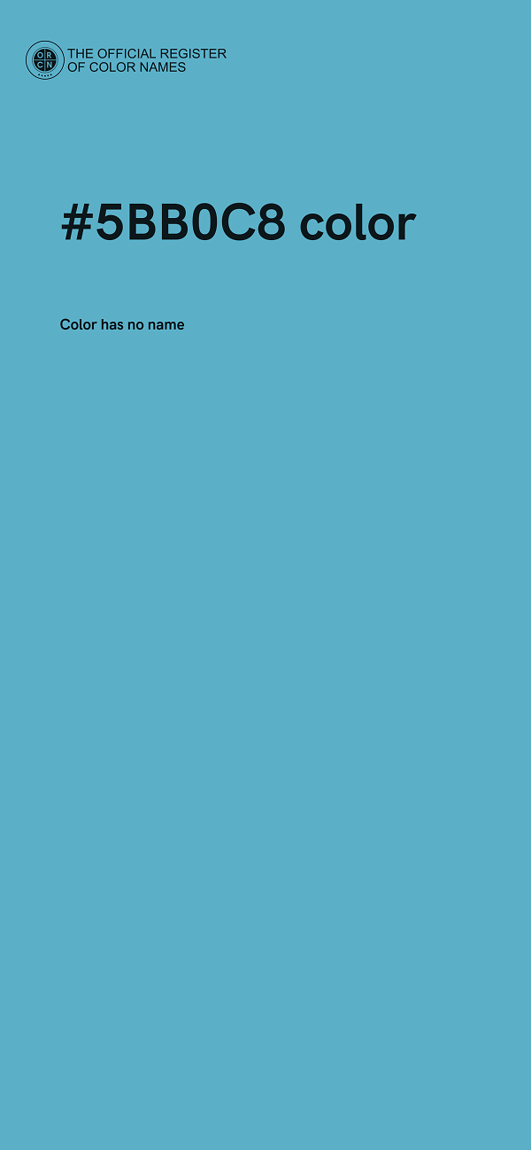 #5BB0C8 color image