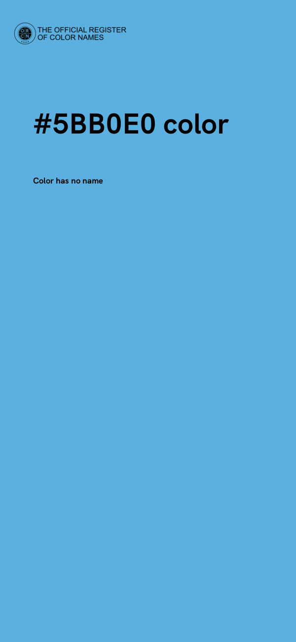 #5BB0E0 color image