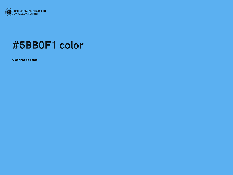 #5BB0F1 color image