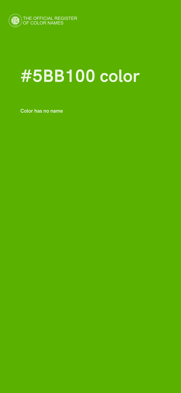 #5BB100 color image