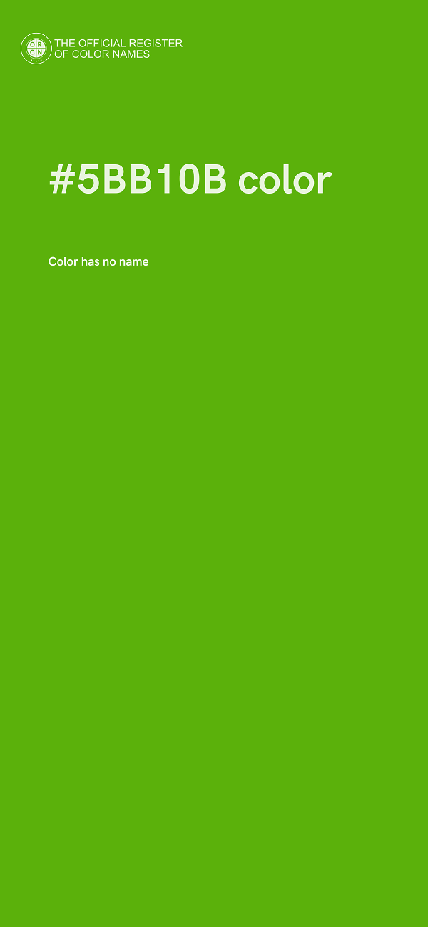#5BB10B color image