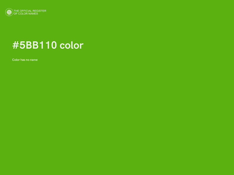 #5BB110 color image