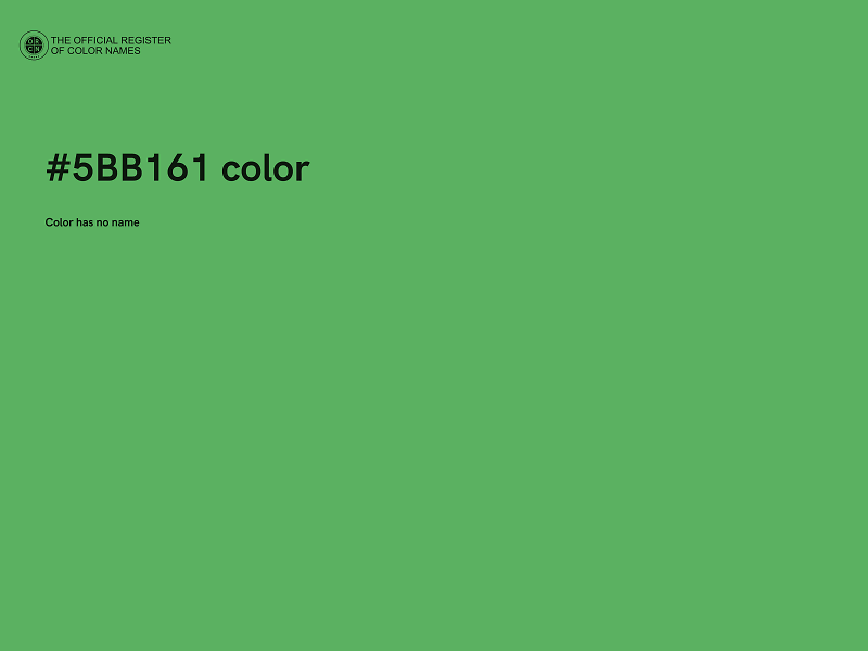 #5BB161 color image