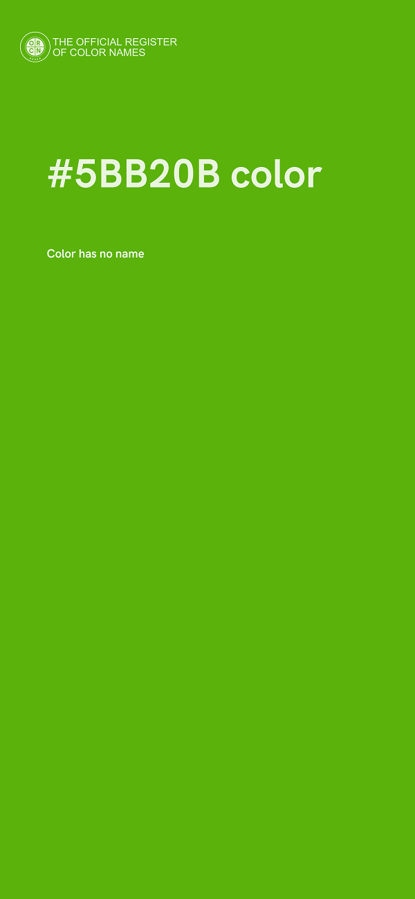 #5BB20B color image